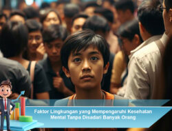 Faktor Lingkungan yang Mempengaruhi Kesehatan Mental Tanpa Disadari Banyak Orang
