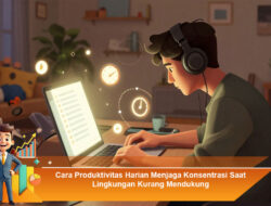 Cara Produktivitas Harian Menjaga Konsentrasi Saat Lingkungan Kurang Mendukung