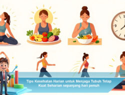 Tips Kesehatan Harian untuk Menjaga Tubuh Tetap Kuat Seharian Sepanjang Hari Penuh